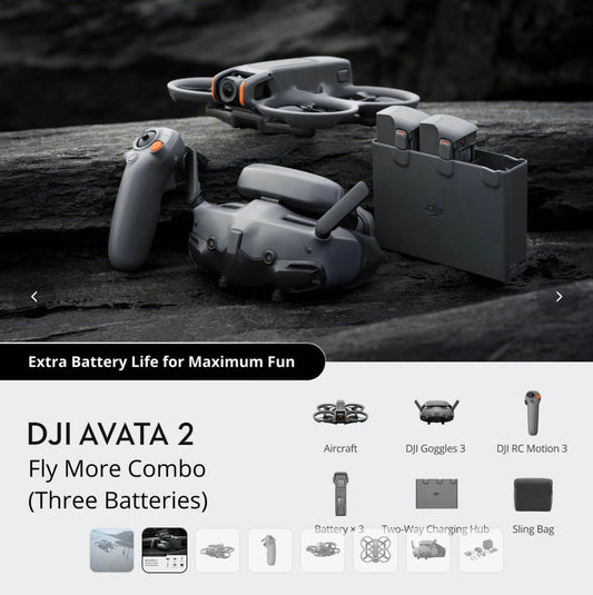 DJI Avata 2 Fly More Combo